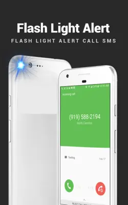 Color Flash on calls and sms – Torch Flashlight android App screenshot 2